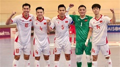 ĐT futsal Việt Nam tăng 2 bậc trên bảng xếp hạng futsal FIFA